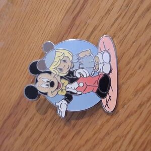 Disney Precious Moments Mickey & Girl Pin